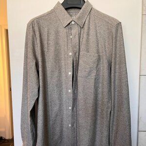 Rhone WFH Shirt | Brushed Nickel Gray/Sleet Gray Heather | Medium
